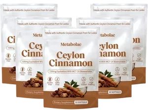 Ceylon Cinnamon 7200mg Equivalent with MCT Oil